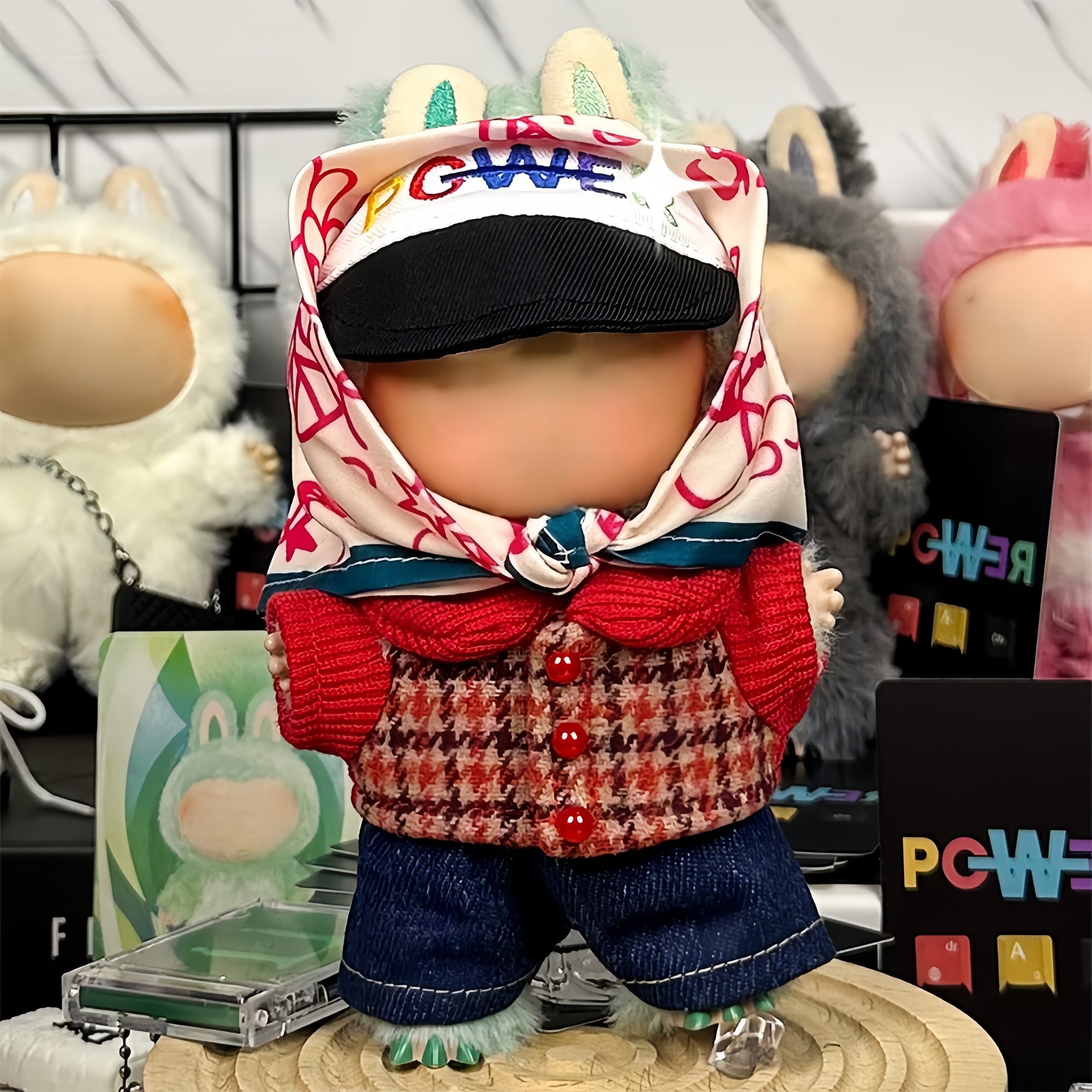 【Clothes only】 GD Set of LBB Clothes for Doll Accessories Stylish Kawaii Outfit Set Suitable for 15cm 17cm Doll, Doll Clothing Set