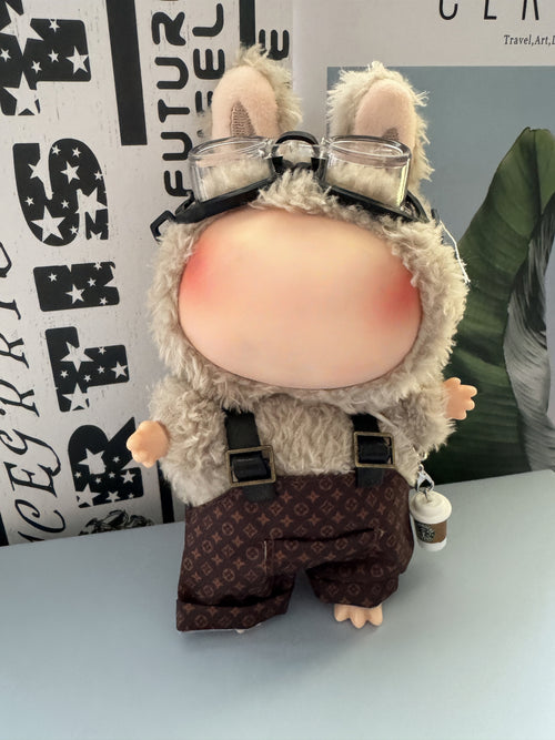 【Clothes only】 17cm Doll Clothes Set & Outfit Set for 17cm Dolls - Premium Fashion overall with Accessories, Luxury Chic Doll Clothing & Style Bundle