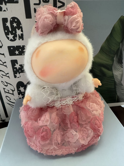 【Clothes only】 Lbb Doll Clothes Set Blossom-Cute dress for Doll Spring style with bow tie 2pcs Pink Costume