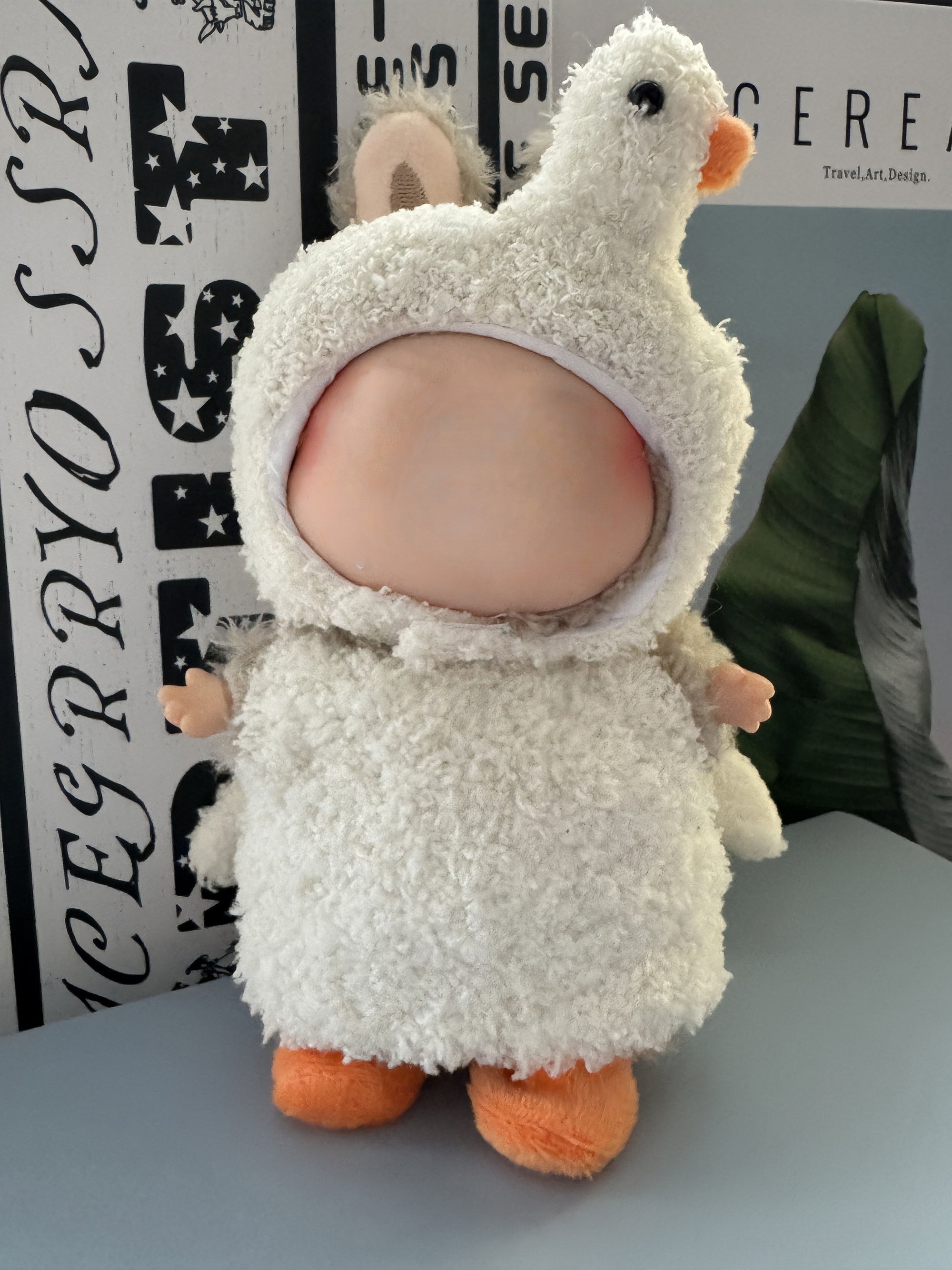 【Clothes only】Goose Plush Doll outfit clothing for 17cm lbb Costume