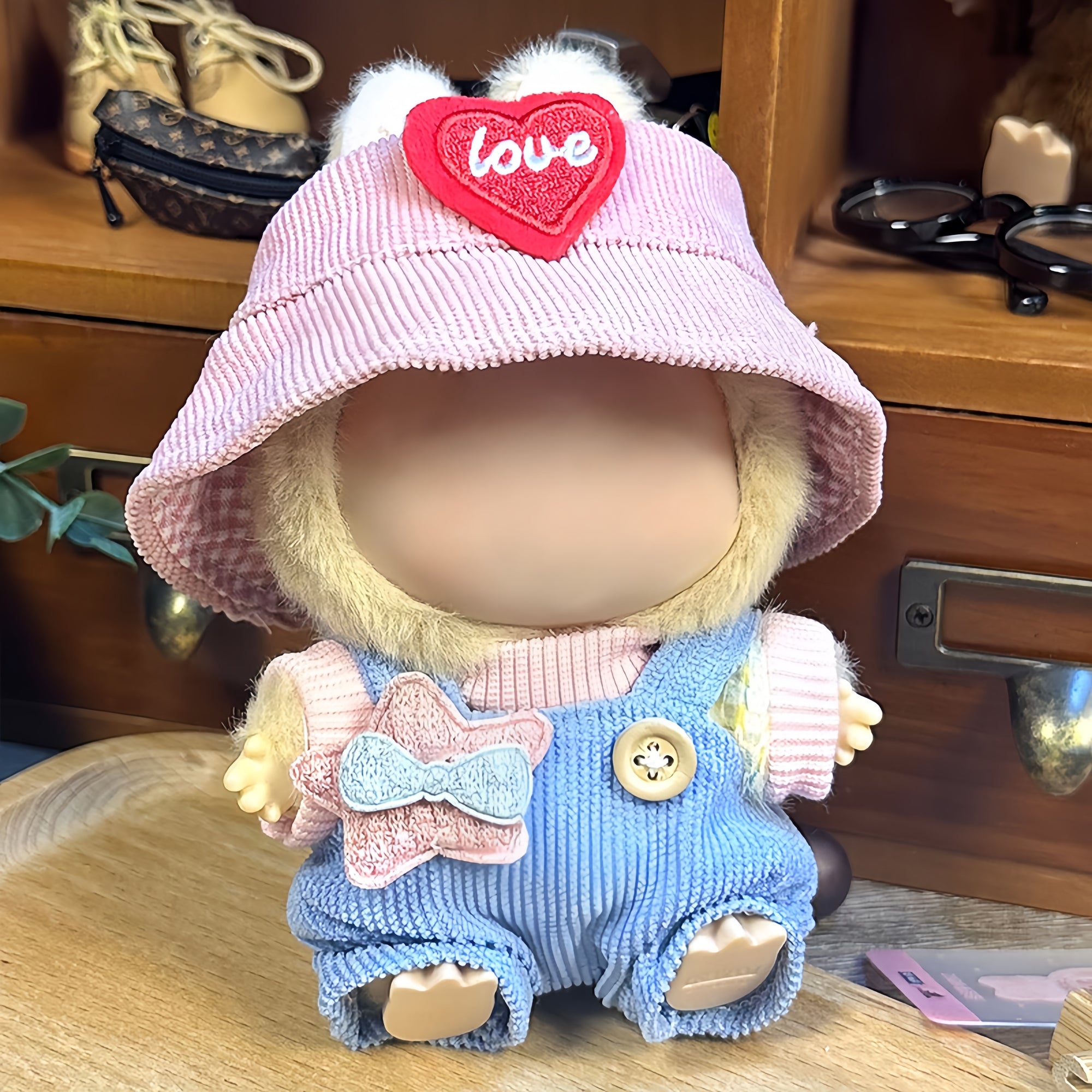 【Clothes only】 LOVE 17cm Doll Clothes Set & Outfit Set for 17cm Dolls - Chic Doll Clothing & Style Bundle cute