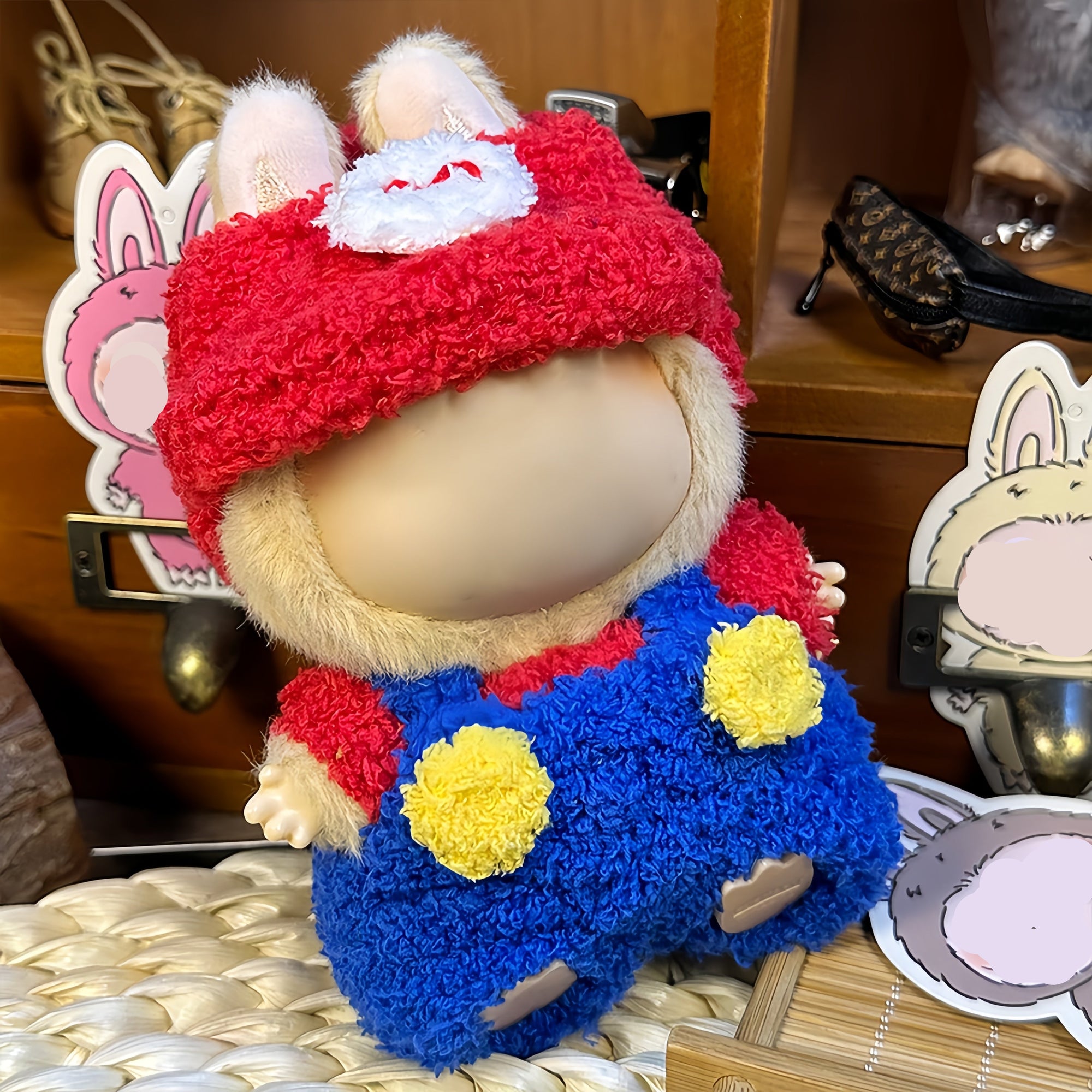 【Clothes only】Plush outfit 17cm Doll Clothes Set & Outfit Set for 17cm Dolls - Chic Doll Clothing & Style Bundle