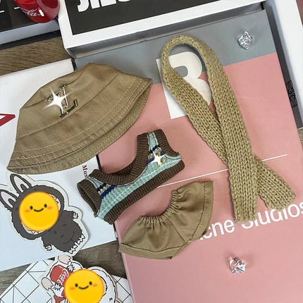 【Clothes only】LULU Doll clothing  for Lbb 17cm Doll outfit designer Style